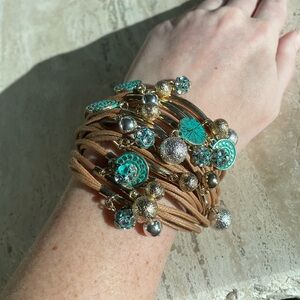 Scroll & Vine Layered Bracelet